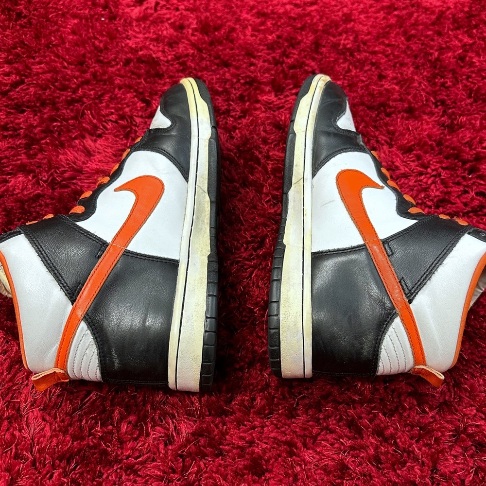 Nike ID Dunk High Orange Black White 316412-991 Men’s 10 Women’s 11.5 - Picture 6 of 6